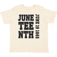 thumbnail image 3 of Inktastic Juneteenth June 19, 1865 Boys or Girls Toddler T-Shirt, 3 of 5