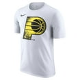 thumbnail image 2 of Men's Nike White Indiana Pacers 2024/25 City Edition Essential Logo T-Shirt, 2 of 3