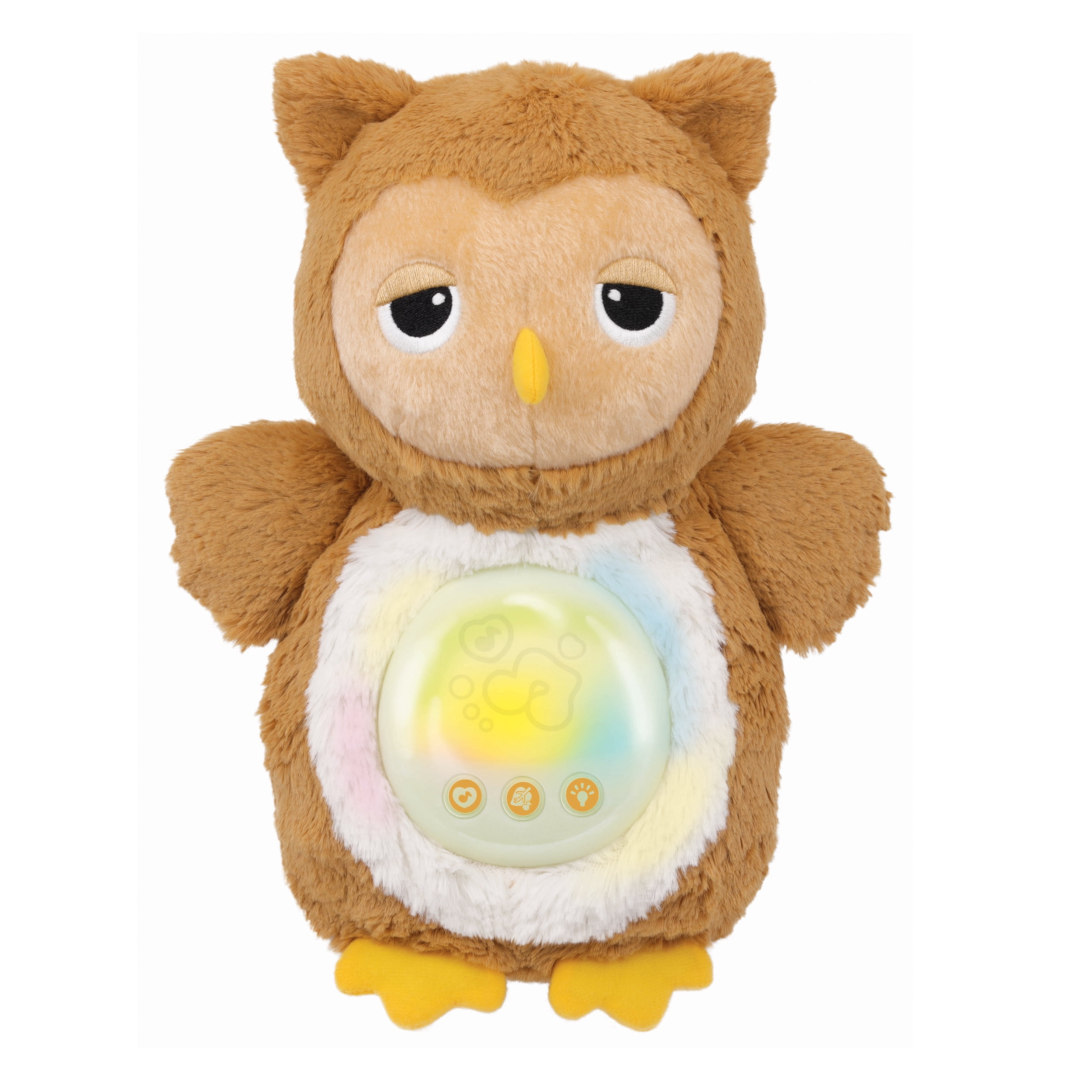 Winfun Soothing Sounds Light-Up Owl Plush Toy for Newborns