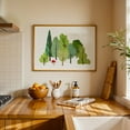 thumbnail image 4 of Woods - Collage Woodland Forest Nature Geometric Whimsical Botanical Illustration Unframed Wall Art Print 32 x 48 inches, 4 of 7