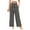 Grey, variant on MIXUE Linen Pants Women Summer Solid Color Wide Leg Lace Up Loose Casual Trousers Daily-Wear,Gray,XS