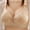 Beige bras, variant on Plus Size Bras for Women Full Coverage Compression Push up Underwire Bra Ladies Elder Comfort Lightly Daily Tshirt Bra Underwear