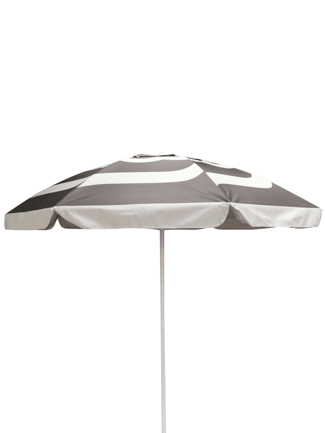 Palm Beach 84 inch Printed Beach Umbrella with Assorted Color Stripes