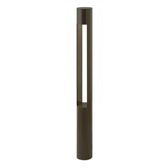 120V 8W Led Round Large Bollard 3 inches Wide By 30 inches High-Bronze Finish Bailey Street Home 81-Bel-2986614