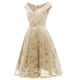thumbnail image 2 of Vestido de fiesta sin mangas de encaje para mujer Vestido de fiesta de cóctel Vestido vintage Fridja hjkh5799, 2 of 5