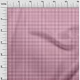 thumbnail image 3 of oneOone Cotton Cambric Pink Fabric Check Sewing Craft Projects Fabric Prints By Yard 56 Inch Wide, 3 of 5