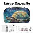 thumbnail image 3 of Turtle Oxford Cloth Waterproof Storage Pouch for Electronic Devices - Hard Drive Cases, Charger Case, Small Travel Case, Cable Organizer Storage - 5.9x9.44x3.14 in, 3 of 6