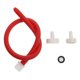 thumbnail image 1 of 1pc Silicone Anal Cleaner Adult Enema Syringe Irrigator With Three Connectors High Quality, 1 of 2