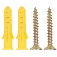 thumbnail image 4 of Plastic Expansion Wall Plug Screw Fixings Self tapping Screws Fastener Hardware Kit (M6), 4 of 9