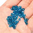 thumbnail image 4 of Uxcell 1600Pcs 4mm Bicone Glass Beads Small Faceted Dark Blue, 4 of 6