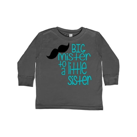 

Inktastic Big Mister to a Little Sister Gift Toddler Boy Girl Long Sleeve T-Shirt