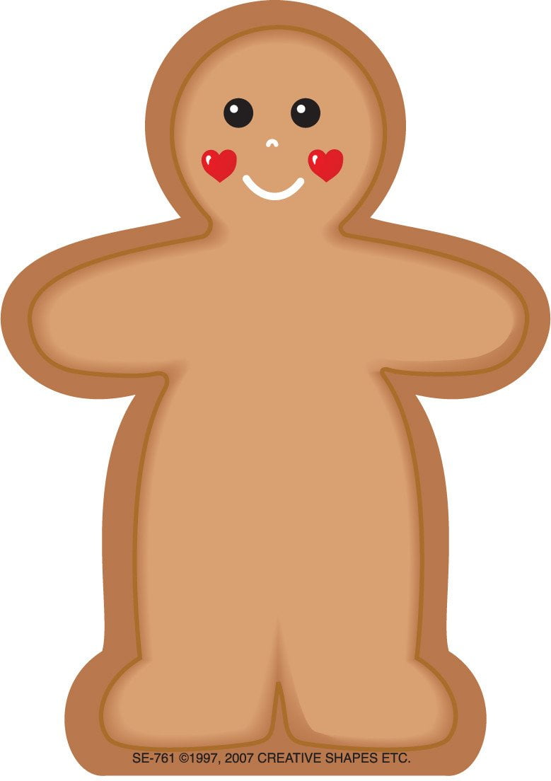 NOTEPAD MINI GINGERBREAD MAN