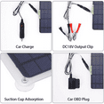 thumbnail image 3 of Portable Solar Panels, Kepeak 40W/18V Mini Solar Panel with USB Ports & DC Output, 3 of 11