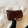 thumbnail image 4 of Bolso de hombro de PU para mujer, bolso para axila, bolso elegante para chica (marrón), 4 of 8