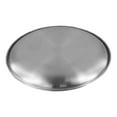 thumbnail image 2 of Wodtesl Stainless Steel Dinner Plates Set - Round Silver Serving Dishes for Breakfast, Lunch, Dinner - 5.5 inch Diameter - Modern Table Decor, Easy Clean & Durable, 2 of 12