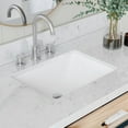 thumbnail image 3 of ARIEL Monroe 48 Inch Single Rectangle Sink Bathroom Vanity With Carrara White Quartz Countertop 1.5 Inch Edge In Midnight Blue, 3 of 8