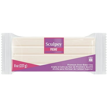 Sculpey Premo Polymer Clay 8oz-Translucent