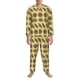 thumbnail image 3 of Balery Bohemia Pijama para Hombre de Dos Piezas con Manga Larga, Conjunto de Dormir y Descanso Suave con Bolsillos-Large, 3 of 7