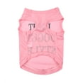 yuehao pet supplies pet vest summer breathable comfortable fashion text