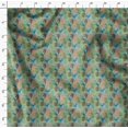thumbnail image 4 of Soimoi Poly Georgette Fabric Tropical Leaves Print Fabric by Yard 52 Inch Wide, 4 of 5