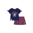 thumbnail image 3 of Minnie Mouse Toddler Girls Plaid Skort Set, Sizes 12 Months - 5T, 3 of 5
