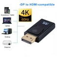 thumbnail image 4 of Wmool Display Port DP Male To HDMI Female Adapter Converter For 4K HD 1080P B1X0, 4 of 8