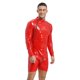 thumbnail image 5 of Mono de manga larga para hombre, lencería con cremallera en la entrepierna, mono de charol con aspecto húmedo, ropa para discoteca, baile en barra, disfraz Rave, 5 of 5