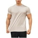 thumbnail image 2 of Blusas y camisas de manga corta y cuello redondo para hombre. Blusas casuales de verano para hombre, de manga corta, de color liso, con cuello redondo, para fitness. Blusas de poliéster para hombre., 2 of 4
