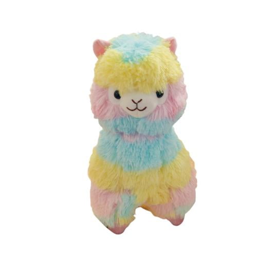 Rainbow Cartoon Llama Plush Toys Stuffed Plushie Alpaca Big