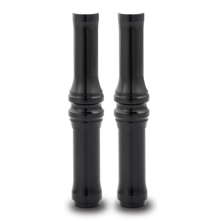 Arlen Ness 10-Gauge All Black Pushrod Tube Covers (03-636)