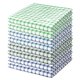 thumbnail image 1 of Nialnant 8 trapos de cocina 100% algodón, suaves y absorbentes, de secado rápido, para lavar platos, trapos de limpieza, 11 x 11 pulgadas, 1 of 1