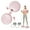 Pink, variant on Waist Twister Machine Exercise Tool, Ab Twister Board with the Smart LED Digital Monitor, Noiseless Ab Twister for Home Gym Equipment, 300 Lbs Weight Capacity Workout Equipment for Women, Pink