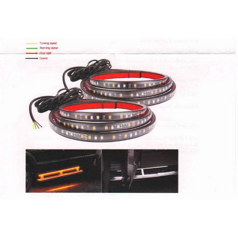 Amber Running Board Lights 2X Waterproof 24 Running Board Side Step Amber Running Board Lights 2X Waterproof 24 Running Board Side Step