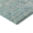 thumbnail image 3 of Addison Rugs Mayfield Premium Machine Washable Traditional Global Teal Rectangle Rug, 10' X 14' Machine Washable Traditional Global Teal Oversized Sherpa Throw Blanket, 3 of 7