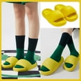 thumbnail image 5 of Pillow Slippers for Women Men Non-Slip Quick Drying Bathroom Shower Sandals Thick Sole Cloud Slides Indoor & Outdoor, 5 of 7