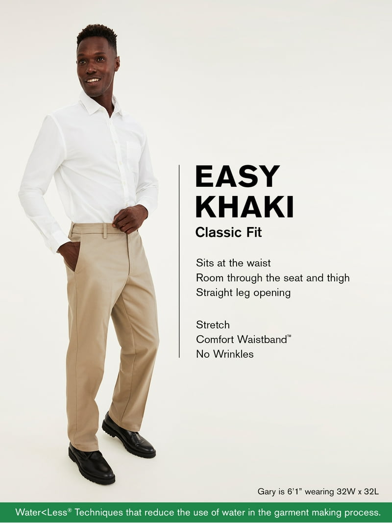 Dockers Classic Fit Easy Khaki Pants Homme - Pantalon Chino Confortable Et Sans Plis