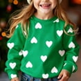 thumbnail image 2 of Manga larga vestido de línea para las mujeres imprimir casual suelto sudadera con capucha, forrado de lana cálido manga larga cuello redondo suéter para invierno otoño uso diario, 2 of 6