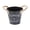 Black, variant on Black Antique Metal Bucket Flower Pot Iron Milk Can Planter For Outdoor Indoor Garden Decor Desktop Vase Rustic Farmhouse