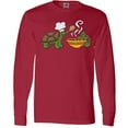 thumbnail image 3 of Inktastic Cute Turtle Chefs Making Soup Long Sleeve T-Shirt, 3 of 5