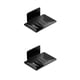 thumbnail image 3 of Matsuzay Soporte de esponja para ducha de baño, placa de pared para cocina, organizador de Metal para inodoro, bandeja anticorrosión, Negro 2piezas, 3 of 6