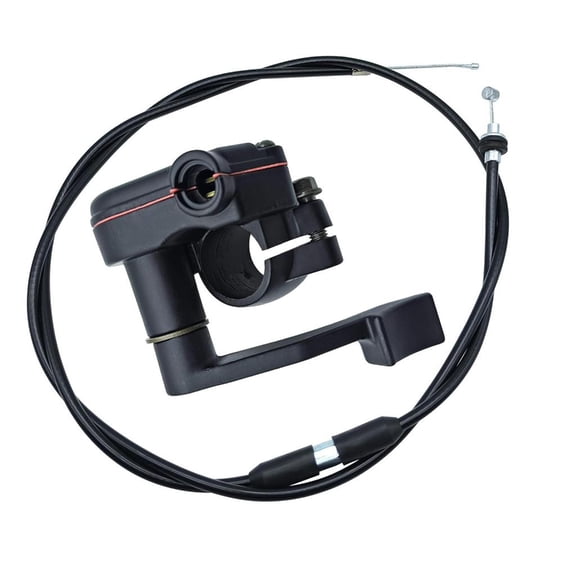 Lerpwige 7/8" 22mm Motorcycle Grips With Throttle Clamp Twist Cable Throttle Cable