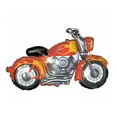 thumbnail image 2 of 45 Snarly Motorcycle Mylar Balloon -SS43, 2 of 2