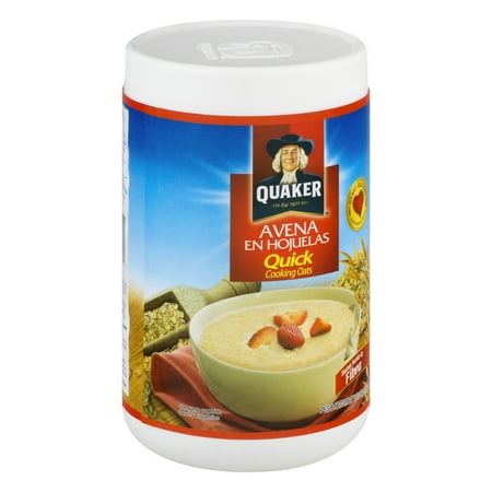 Quaker Quick Cooking Oats Avena en Hojuelas, 14.1 oz Single Pack