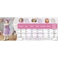 thumbnail image 2 of Arshiner Toddler Girls Tutu Dress Princess Tiered Tulle Long Sleeve Bowknot Birthday Party Dresses, 2 of 6