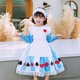 thumbnail image 5 of Vestido de sirvienta de princesa Alicia de dos piezas de manga larga para niñas Lolita, 5 of 5