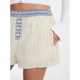 thumbnail image 4 of No Boundaries Cotton Boxer Shorts, 3" Inseam, Women's and Women's Plus XXS-4X, 4 of 5