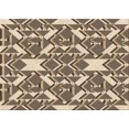 thumbnail image 1 of Ahgly Company Machine Washable Indoor Rectangle Transitional Coffee Brown Area Rugs, 2' x 4', 1 of 7