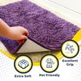 thumbnail image 2 of Muddy Mat® | Super Absorbent Door Mat Indoor, Microfiber Quick Dry Chenille Entryway Rug, Non-Slip Front Door Mat, Indoor Mats for Entryway, Machine Washable Pet Rug, Purple 24"x60", 2 of 6