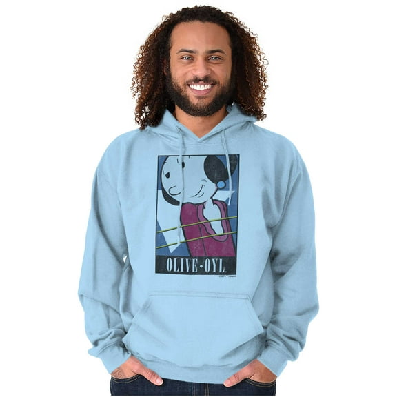 Popeye Olive Oyl Adorable Classic Hoodie Sweatshirt Women Brisco Brands S