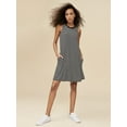 thumbnail image 2 of Time and Tru Women's Sleeveless Knit Dress, 2 of 8